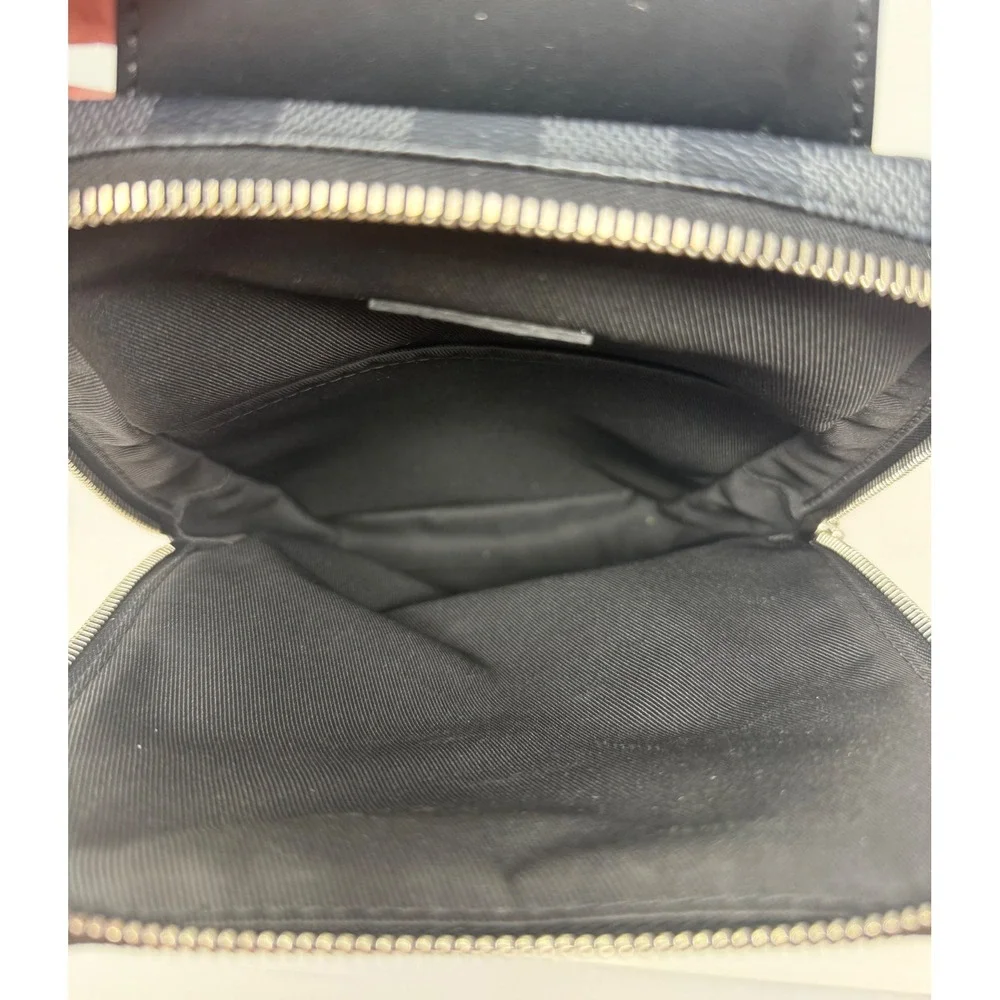 Louis Vuitton Avenue Sling Bag Damier Black Leather